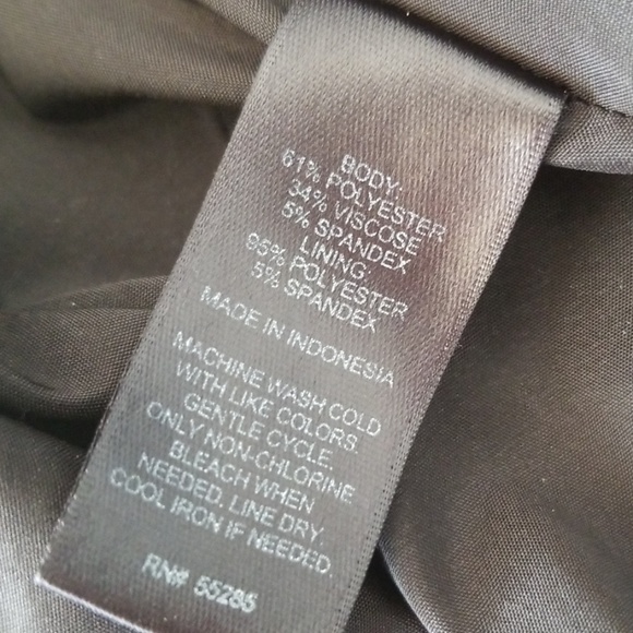 3 for $25 High Waist Pintucked Pencil Black Skirt - Picture 6 of 7